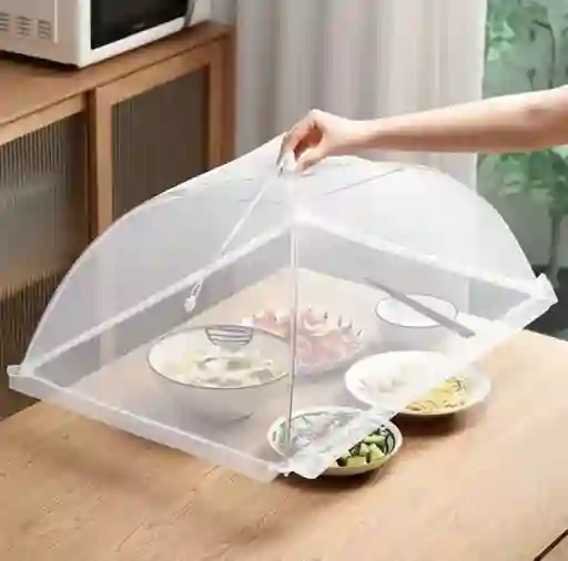 Mosquitero Cubre Tapa Platos Mesa Comida Camping Picnic