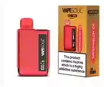 Vapesoul Lcd 10000 Puffs Strawberry Yogurt Disposable Vape Deluxe