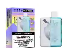 Vape Moti 9500 Puff Dual Mesh Grape Ice Edicion Especial