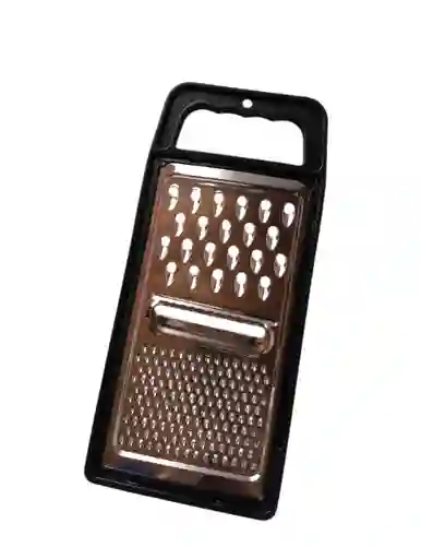 Rallador De Cocina Negro Acero Inoxidable 25 Cm