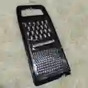 Rallador De Cocina Negro Acero Inoxidable 25 Cm