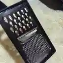 Rallador De Cocina Negro Acero Inoxidable 25 Cm