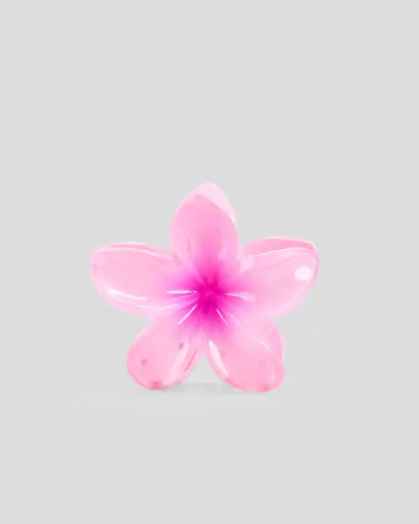 Pinza Caimán Gancho Flor Hawaiana Grande Para Pelo Cabello