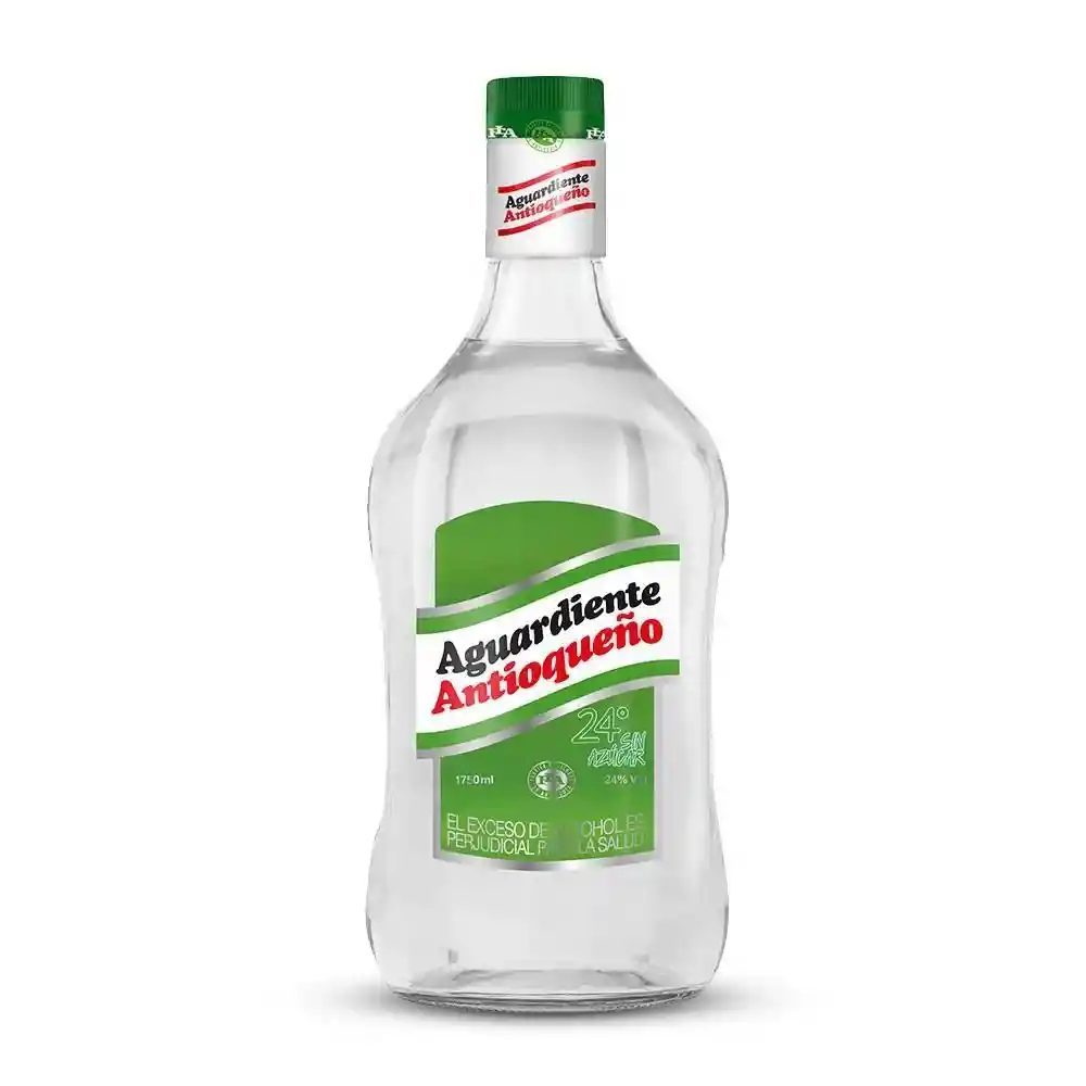Aguardiente Verde Antioqueño Sin Azucar 24°