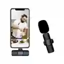 Micrófono Inalámbrico Solapa K9 Negro Compatible Iphone Android Tipo C