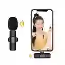 Micrófono Inalámbrico Solapa K9 Negro Compatible Iphone Android Tipo C