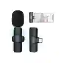 Micrófono Inalámbrico Solapa K9 Negro Compatible Iphone Android Tipo C