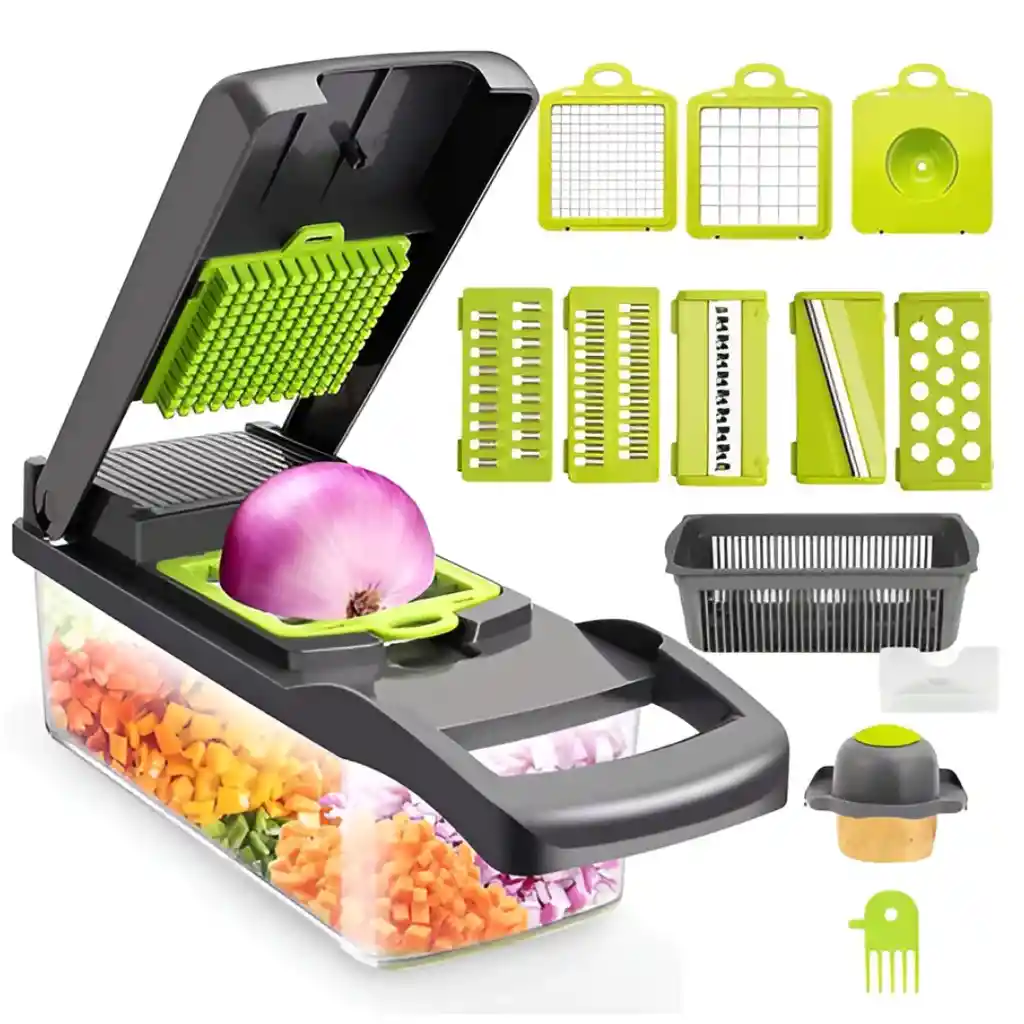 Picador Rallador Verduras Mandolina Ayudante De Cocina