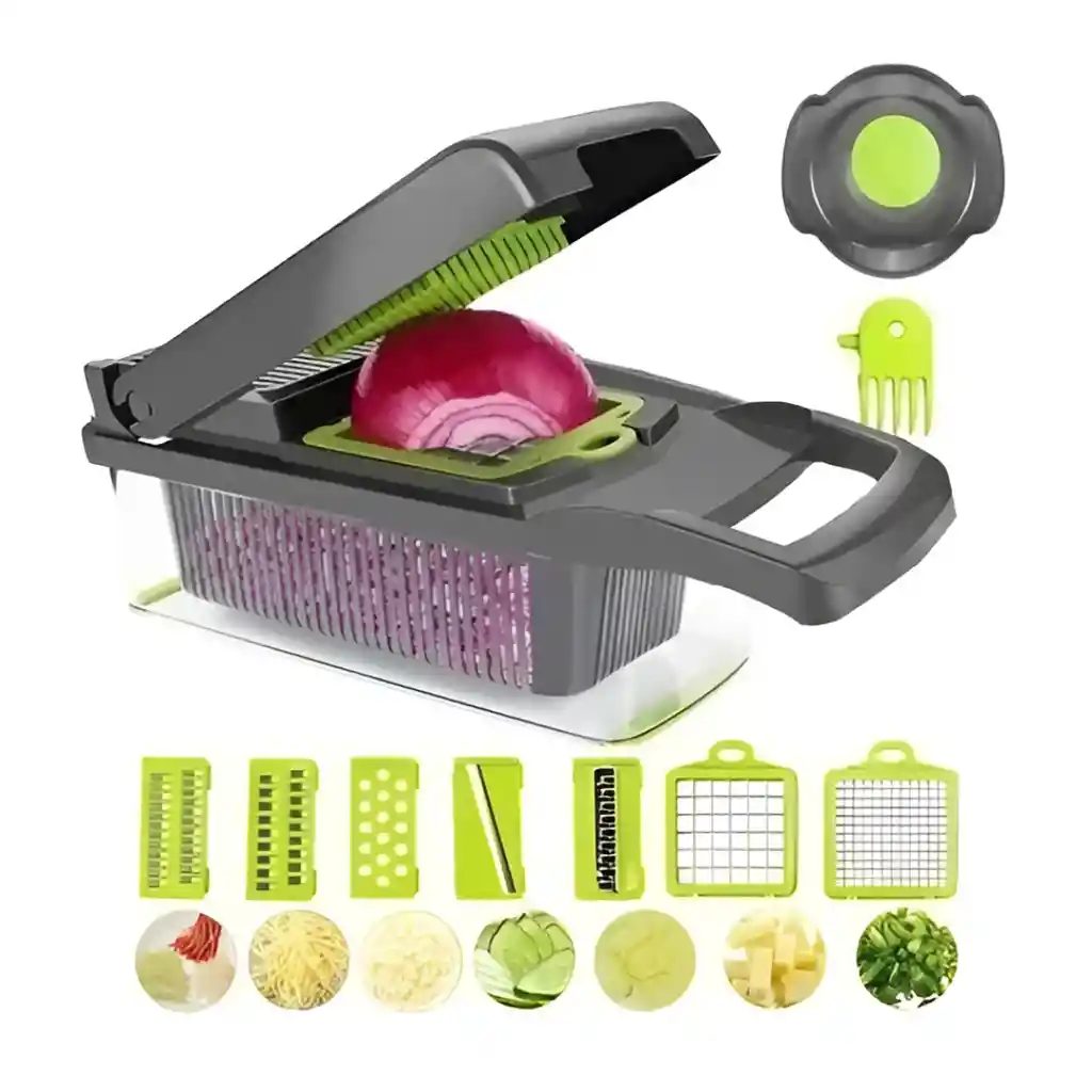 Picador Rallador Verduras Mandolina Ayudante De Cocina