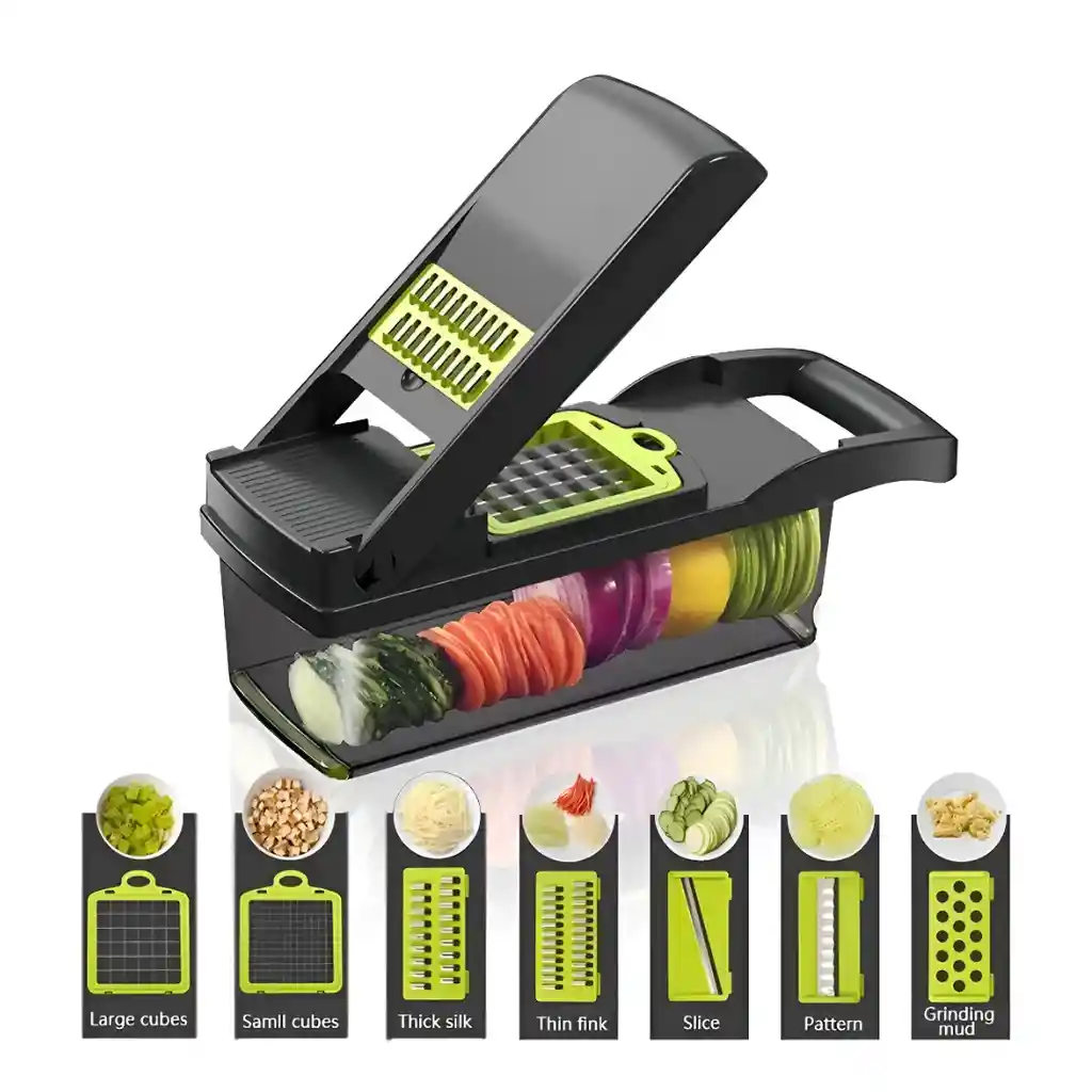 Picador Rallador Verduras Mandolina Ayudante De Cocina