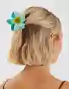 Pinza Caimán Gancho Flor Hawaiana Grande Para Pelo Cabello