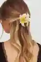 Pinza Caimán Gancho Flor Hawaiana Grande Para Pelo Cabello