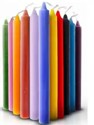 Velas De Colores Para Navidad Por (10und)