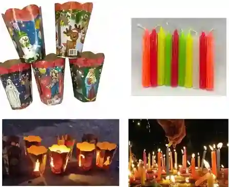 Faroles De Navidad Surtidos Por (10und)