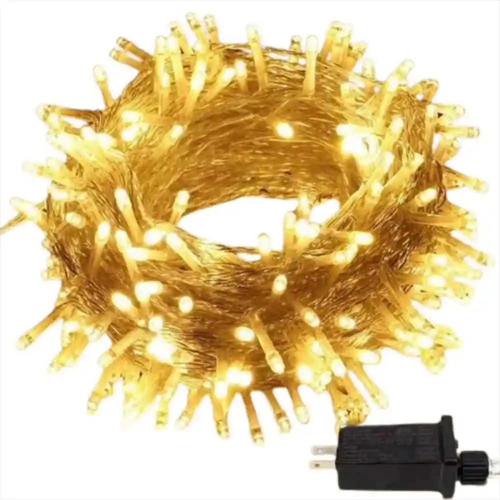 Luces Led Navideña Lineal 100 Bombillos Calida
