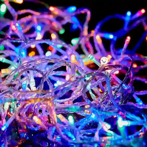 Luces Led Navidad - Lineal 100 Bombillos Multicolor