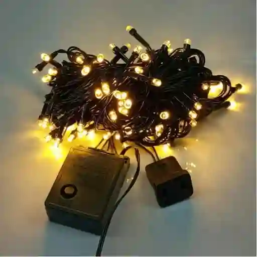 Luces Led Navidad - Lineal 100 Bombillos Calida