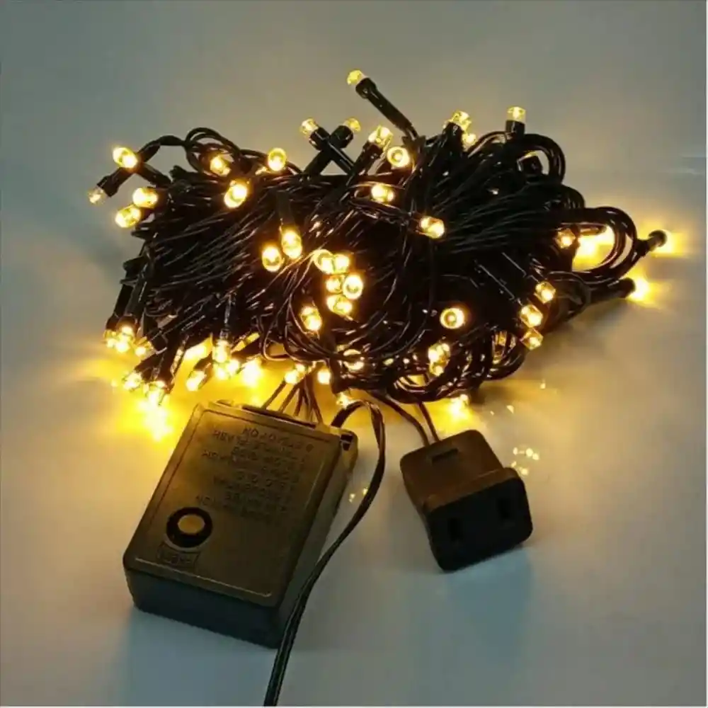 Luces Led Navidad - Lineal 100 Bombillos Calida