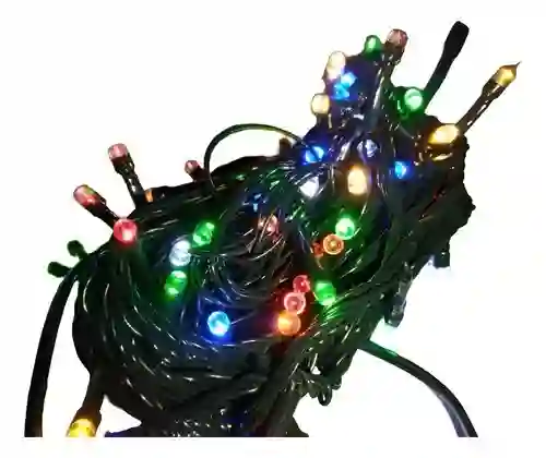 Luces Led Navideña - Lineal 100 Bombillos Multicolor