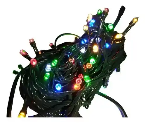 Luces Led Navideña - Lineal 100 Bombillos Multicolor