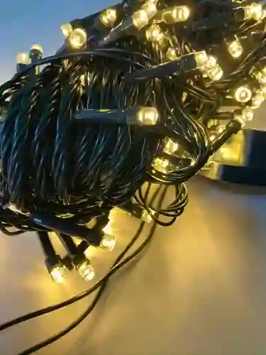 Luces Led Navideña - Lineal 200 Bombillos Calida
