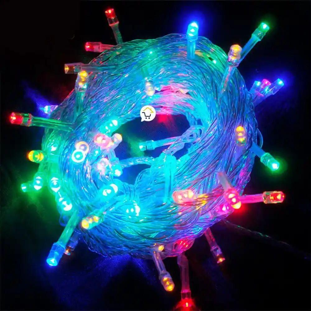 Luces Led Navideña - Lineal 200 Bombillos Calida