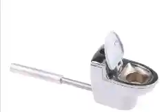 Pipa Forma De Inodoro 10cm Mediana