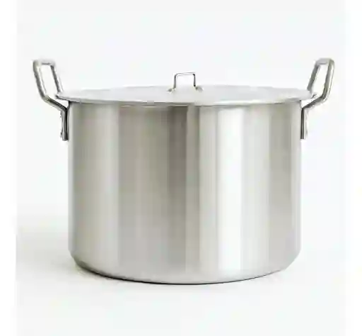 Olla Grande 31 Litros Sopa Sancocho Ligera Practica 40x25 Aluminio Extra Fuerte Resistente