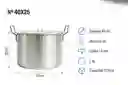 Olla Grande 31 Litros Sopa Sancocho Ligera Practica 40x25 Aluminio Extra Fuerte Resistente
