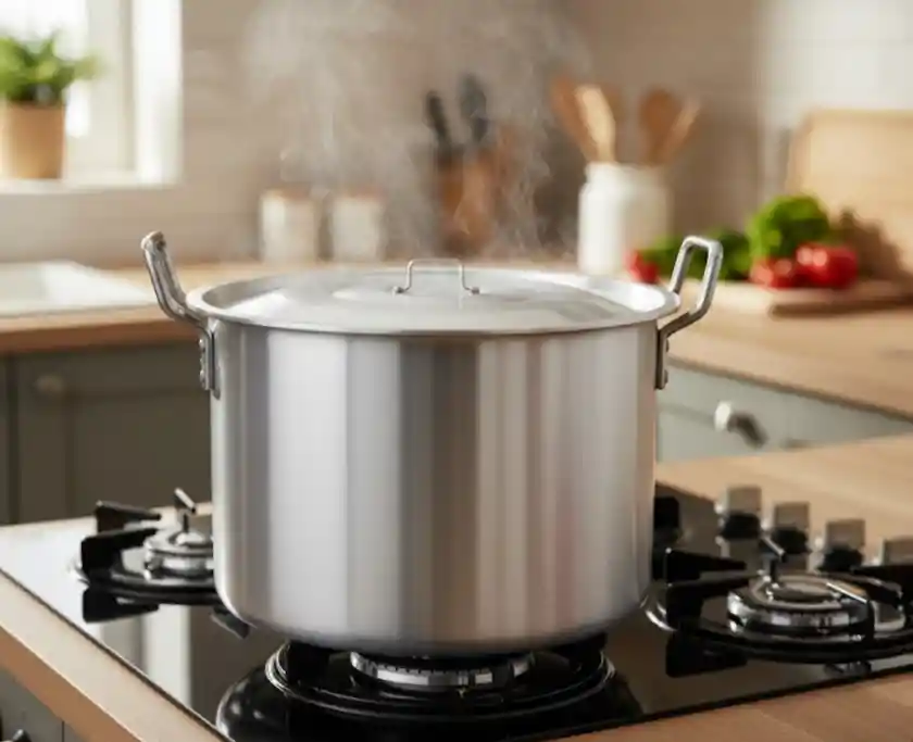 Olla Grande 31 Litros Sopa Sancocho Ligera Practica 40x25 Aluminio Extra Fuerte Resistente