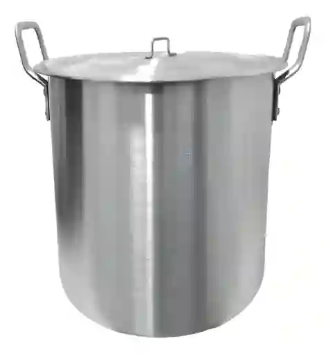 Olla Grande 50 Litros Tamalera Sopa Sancocho 40x40 Aluminio Extra Fuerte Resistente