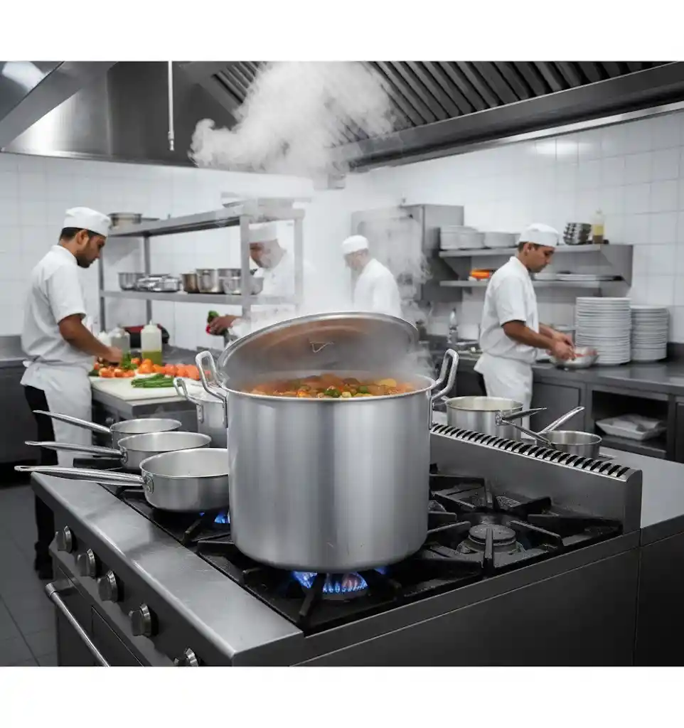 Olla Grande 50 Litros Tamalera Sopa Sancocho 40x40 Aluminio Extra Fuerte Resistente