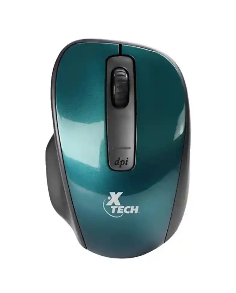 Mouse Óptico Inalámbrico Metalizado Pila Incluida Xtech M320
