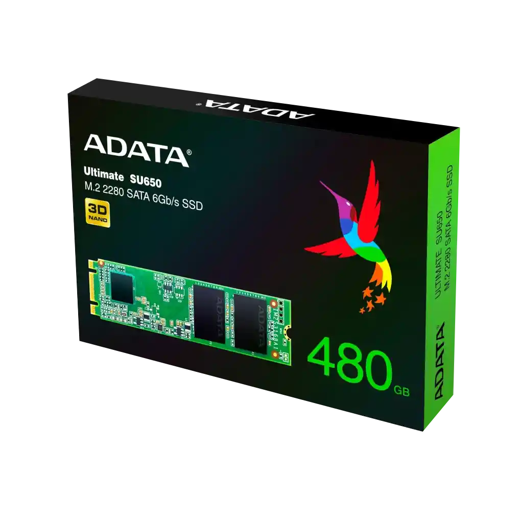 Disco Ssd Adata Su650 480 Gb M.2 2280, Sata Iii