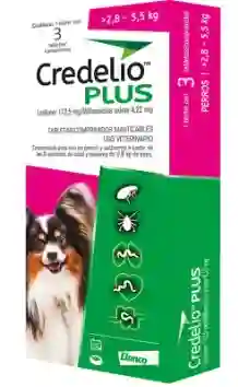 Credelio Plus 3 Tab 2.8-5.5 Kg Lotilaner 112 Mg/milbemicinaoxima4.22 Mg