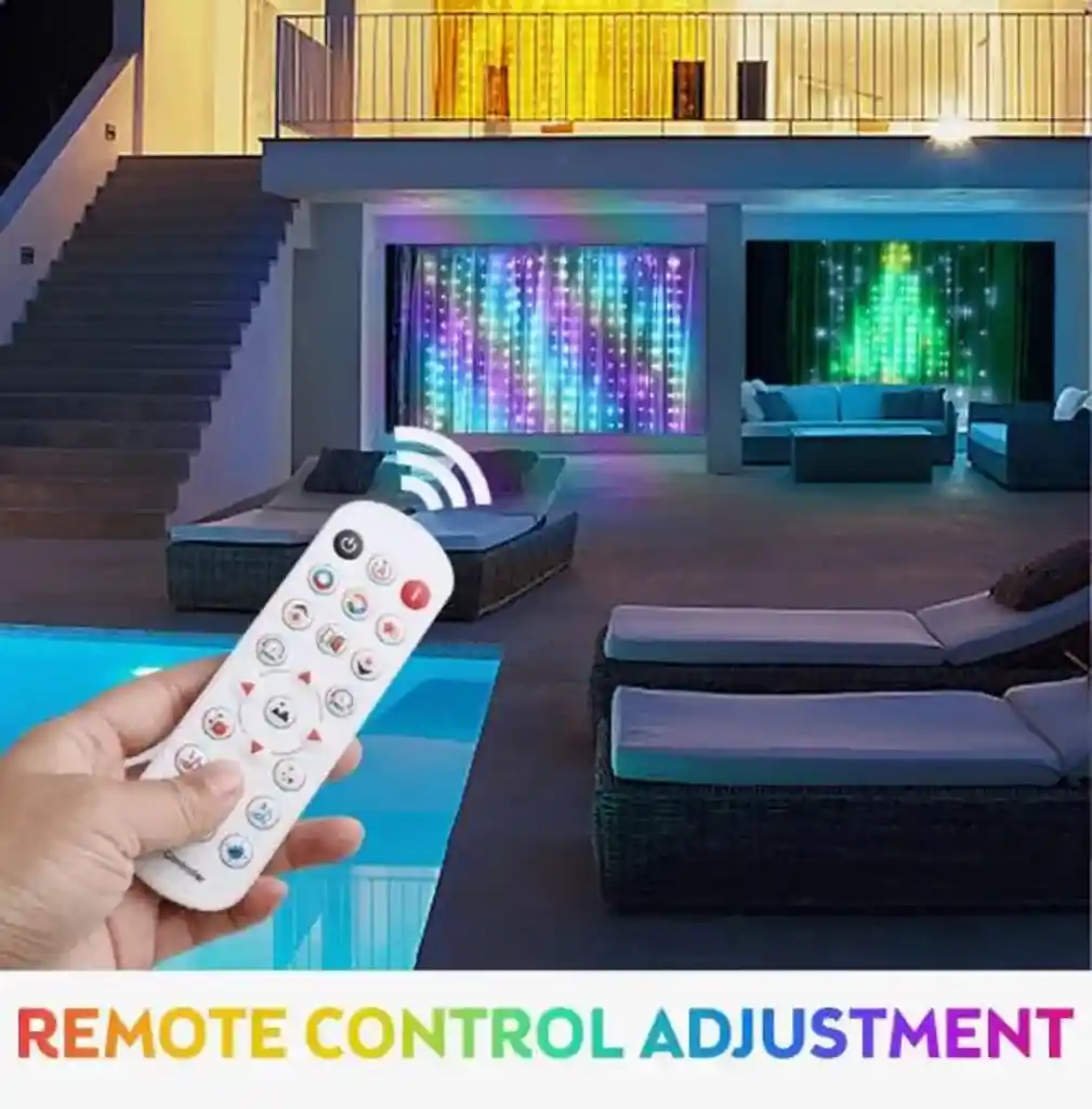 Luces Inteligentes Navideñas De 1 M Con 20 Cuerdas Colgantes