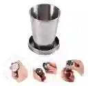 Vaso Taza Acero Inoxidable Plegable Portátil Viajes Camping
