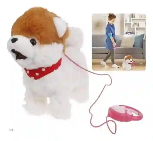 Juguete Eléctrico Para Niños Perro Perrito Para Pasear Ladra Y Camina