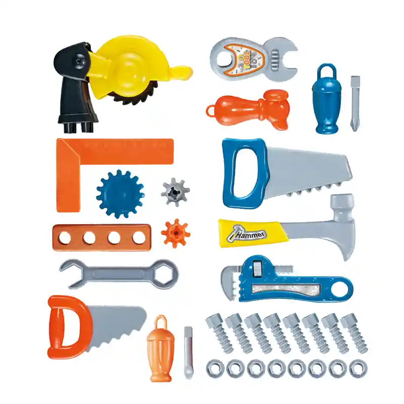 Carrito De Herramientas Niños Transformable 2 En 1 Multicolo