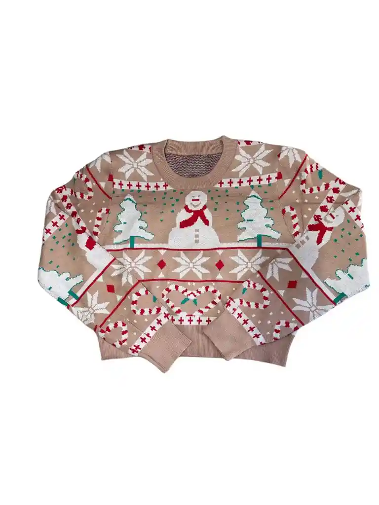 Sueter, Buzo, Saco Navideño Para Mujer Talla Unica Tres Colores Para Escoger