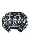 Sueter, Buzo, Saco Navideño Para Mujer Talla Unica Tres Colores Para Escoger