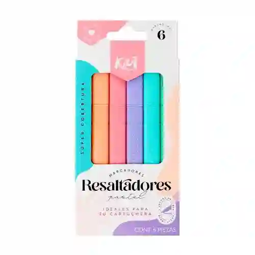 Resaltador Pastel X6 - Gp264