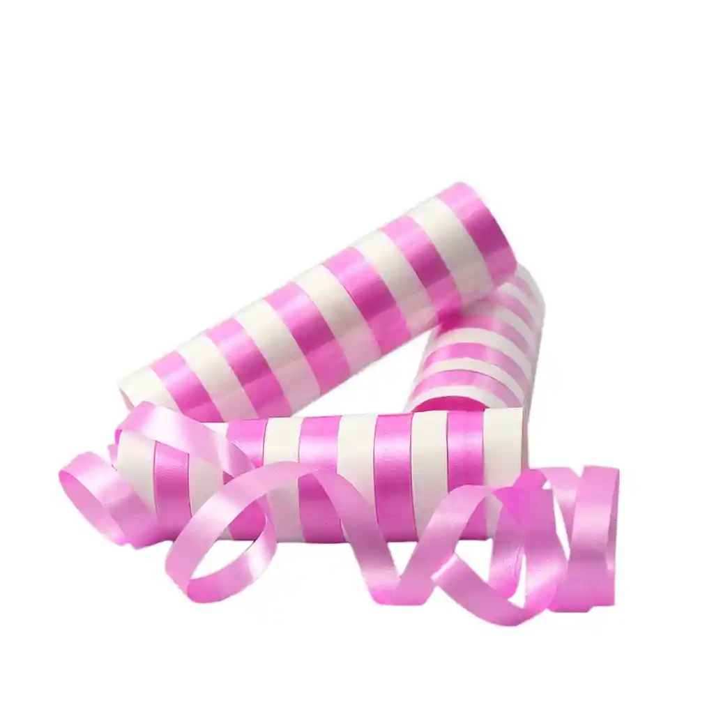 Paquete De Serpentinas Rosada