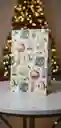 Bolsa De Regalo Navideña 41x25 Cm – Kraft Con Diferentes Motivos Festivos