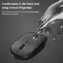 Mouse Inalámbrico Conexión Bluetooth Recargable Usb Negro