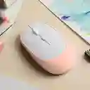 Mouse Inalámbrico Conexión Bluetooth Recargable Usb Rosado