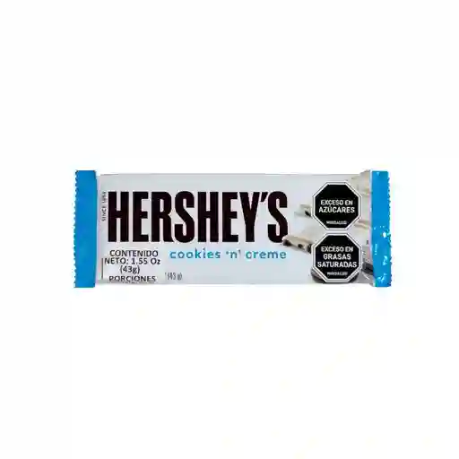 Chocolatina Hershey's Cookies 'n' Creme 43g