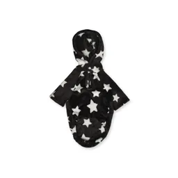 Hoodie M Negro Estrellas Blancas