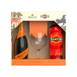 Mionetto Prosecco Brut Vino Espumoso 750 Ml + Martini Fiero 750 Ml