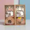 Audífonos De Capibara Con Llavero